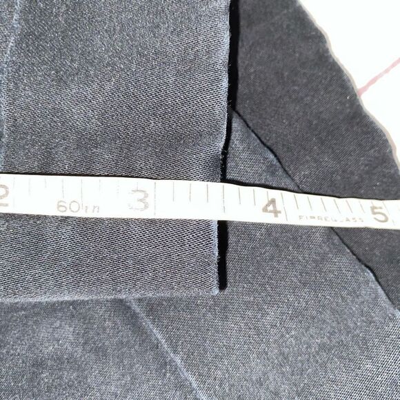 Mossimo stretch cotton blend black chino cuffed shorts sz 4 women - Picture 5 of 6